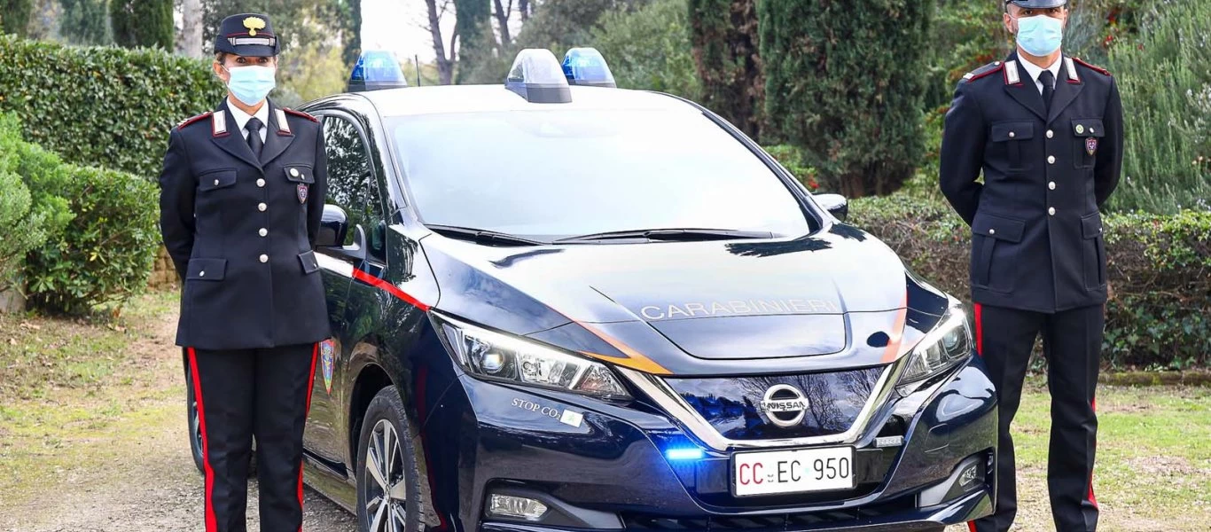 Με Nissan LEAF θα κυκλοφορούν οι Carabinieri στην Ιταλία